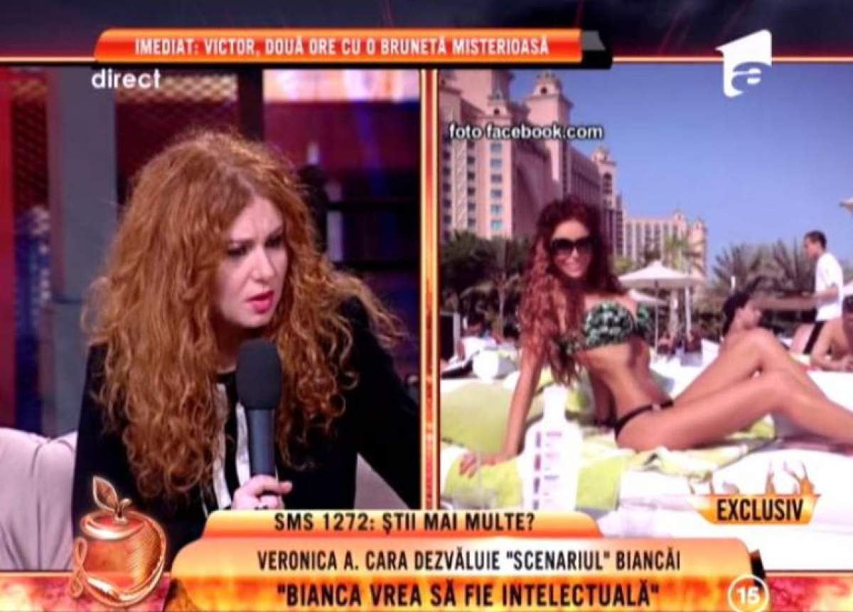 Veronica A Cara: "Bianca este un om singur!" Uite de ce spune asta confidenta roşcatei
