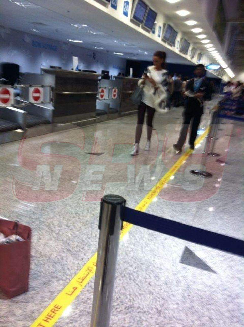 Imagini surprinse cu puţin timp în urmă. Bianca pe aeroportul din Dubai