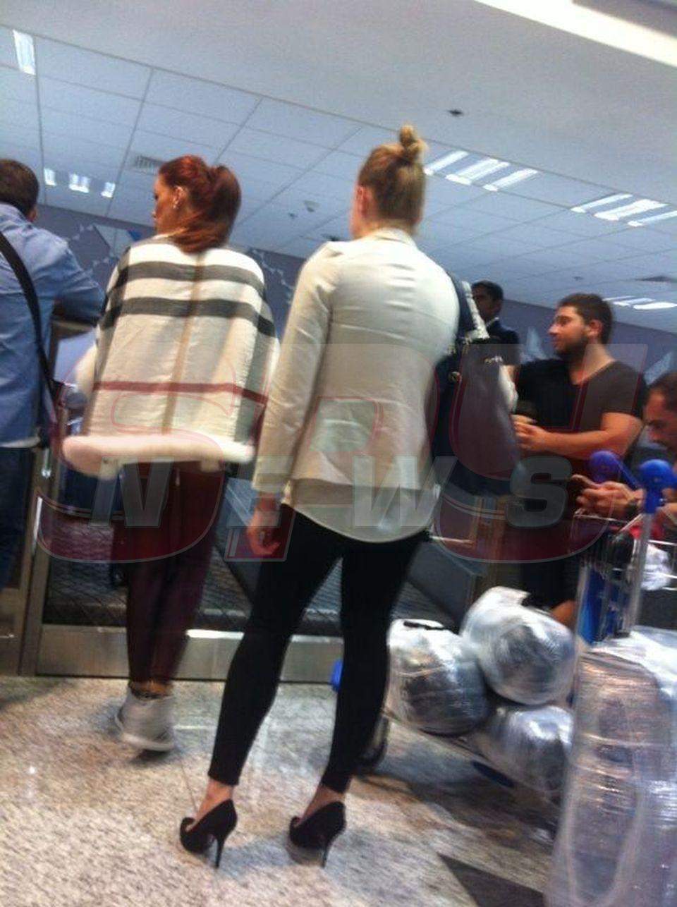 Imagini surprinse cu puţin timp în urmă. Bianca pe aeroportul din Dubai