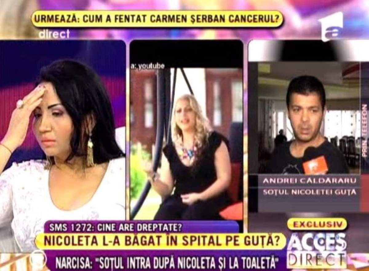 Fostul soţ se plânge că era bătut de Nicoleta Guţă: "Mi-a dat cu ciocanul în cap"