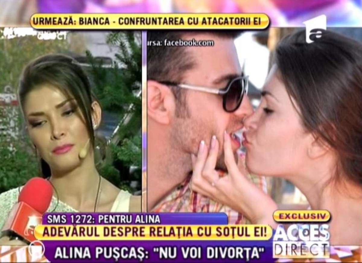 VIDEO Alina Puşcas vorbeşte despre posibilul divorţul: "Am decis să ne separăm"