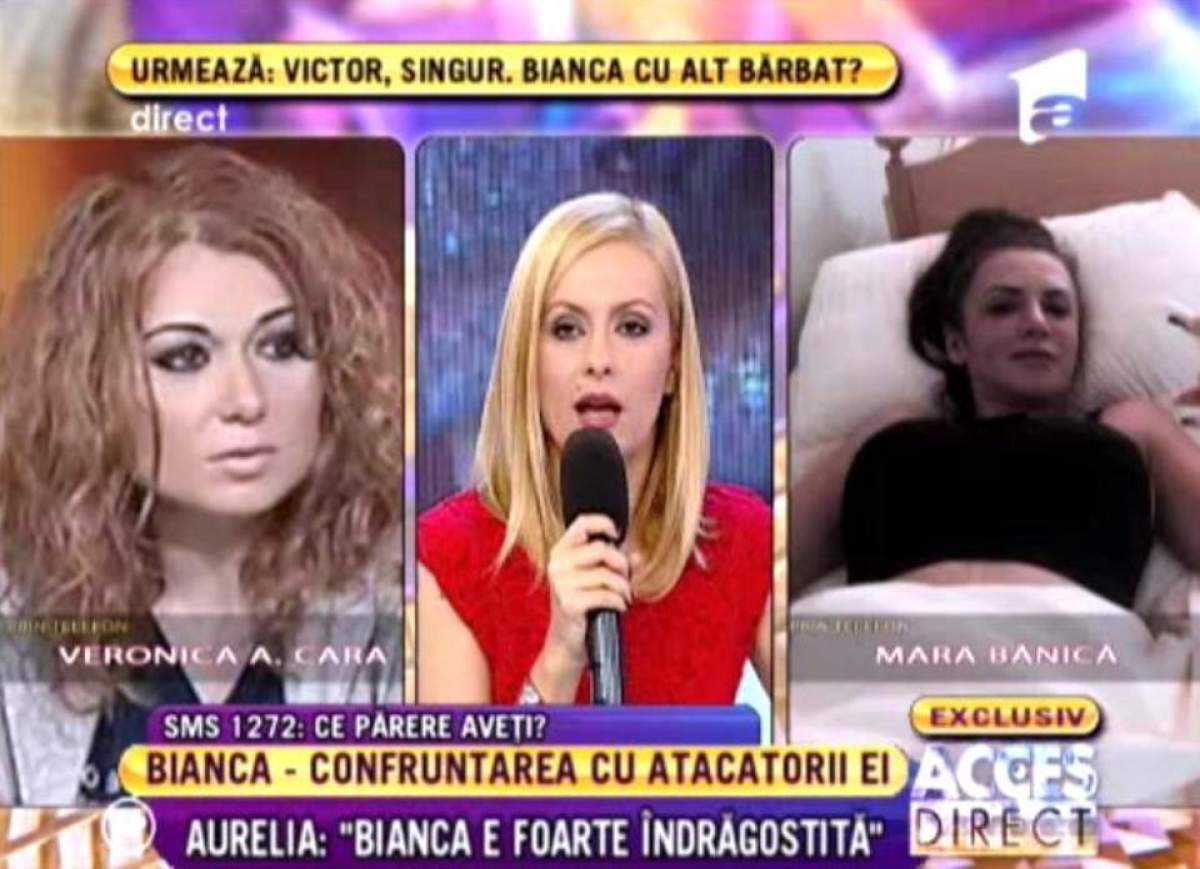 Bianca "o loveşte", însă Veronica A Cara întoarce şi celălalt obraz: "Ea a venit cu un crin la emisiune şi o apreciez pentru asta"