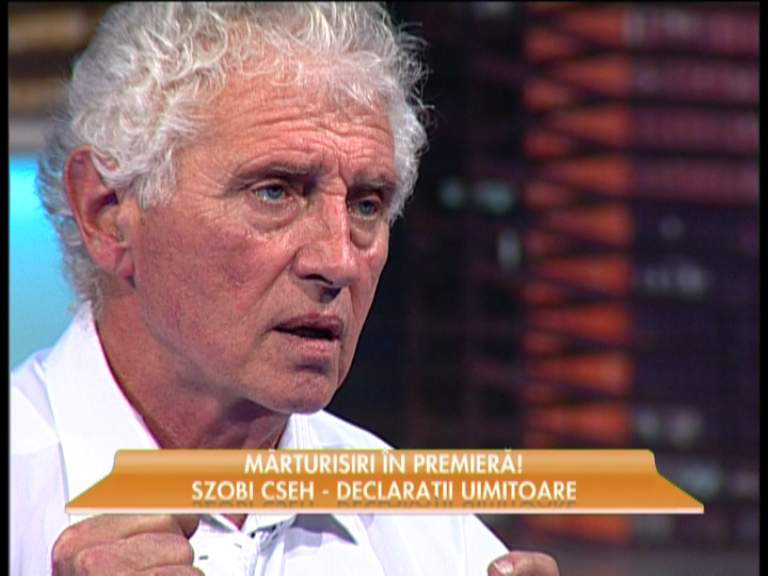 Declaraţii cutremuratoare! Szobi Czeh a dus o luptă cruntă cu boala. "Nu, nu mi-a fost frică!"