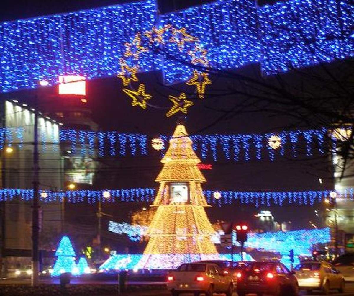 Bucureştiul va fi împodobit cu trei milioane de beculeţe! Traseul ce va fi luminat are 32 de kilometri