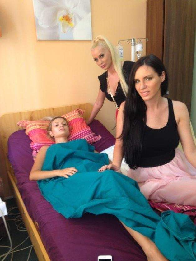 Uite-o pe Denisa Biţă pe patul de spital! Primele poze de după operaţie