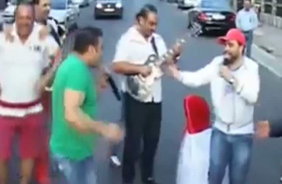 Tupeu de manelist! Florin Salam a dat traficul peste cap şi a făcut dedicaţii în plină stradă. Cum ţi se pare gestul lui! / Video