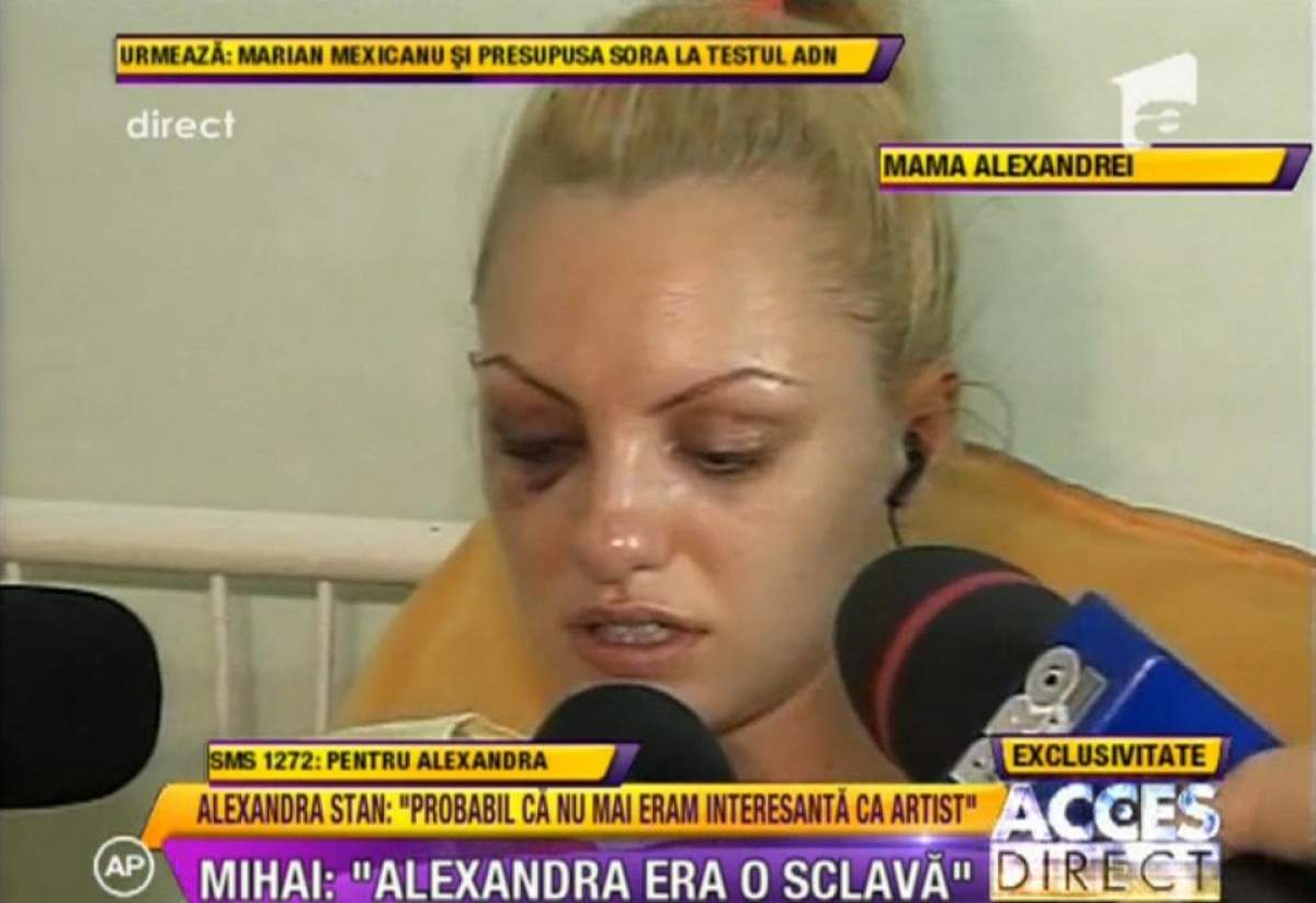 Poliţia o desfiinţează pe Alexandra Stan după ce a fost bătută! "Stătea cu el de vorbă, nu a vrut sa depună plângere! A zis că nu pleacă de lângă el, au ramas împreună pe marginea drumului"