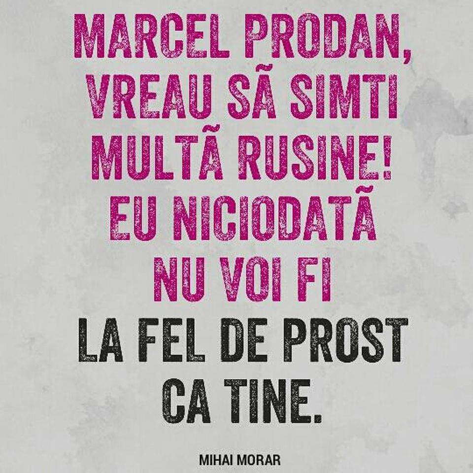 Mihai Morar îl face praf pe impresarul Alexandrei Stan! "Marcel Prodan multă ruşine! Niciodată nu voi fi la fel de prost ca tine!"