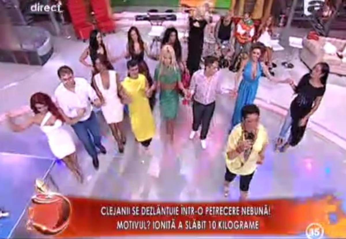 Clejanii se dezlănţuie într-o petrecere de zile mari. Motivul: Ioniţă a slăbit 10 kilograme