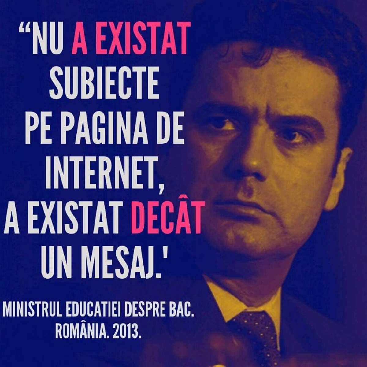 Mihai Morar: "România. Ţara în care nici Ministrul Educaţiei nu ar promova Bacalaureatul"