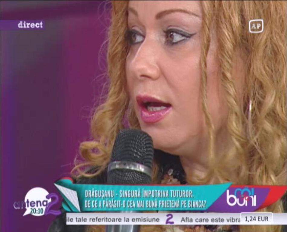 Veronica A Cara: "Bianca nu mă va putea plăti niciodată la justa mea valoare!"