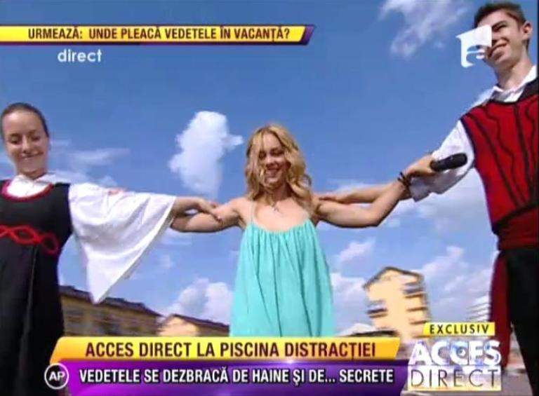 Simona Gherghe dansează pe ritmuri greceşti! VIDEO