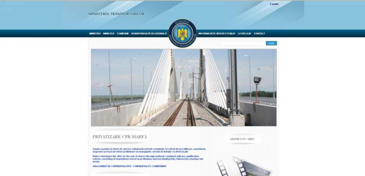 Site-ul Ministerului de Transporturi a fost atacat de Hackeri