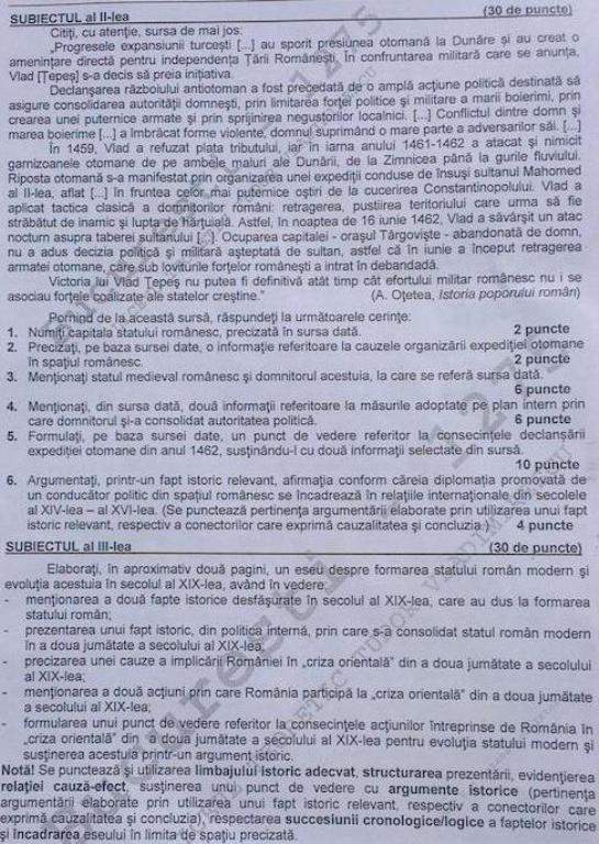 Crezi că poţi să rezolvi asta? Vezi aici ce subiecte s-au dat astăzi la BAC la matematică şi istorie!