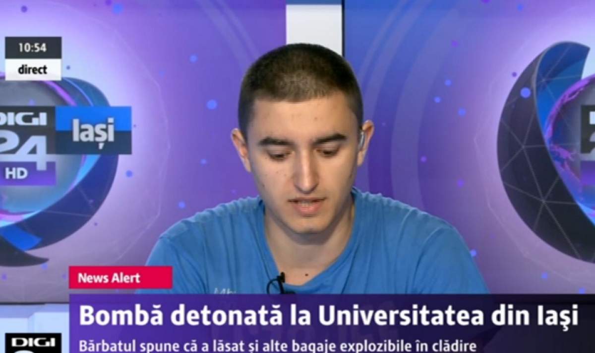 El este eroul care l-a imobilizat pe teroristul de la Iaşi: „L-am imobilizat cu o curea a unui profesor”