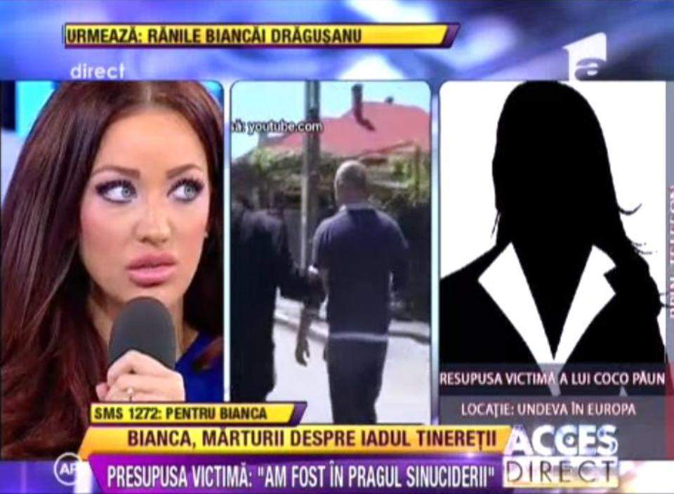 "Îmi doresc să te cunosc şi să te strâng în braţe!" Vezi mesajul emoţionant pe care Bianca Drăguşanu i l-a transmis unei alte victime a lui Coco Păun!