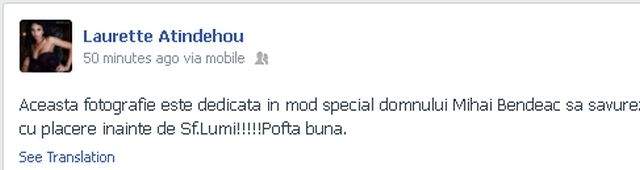Păruială în showbiz!!! Laurette îi transmite un mesaj jignitor lui Mihai Bendeac