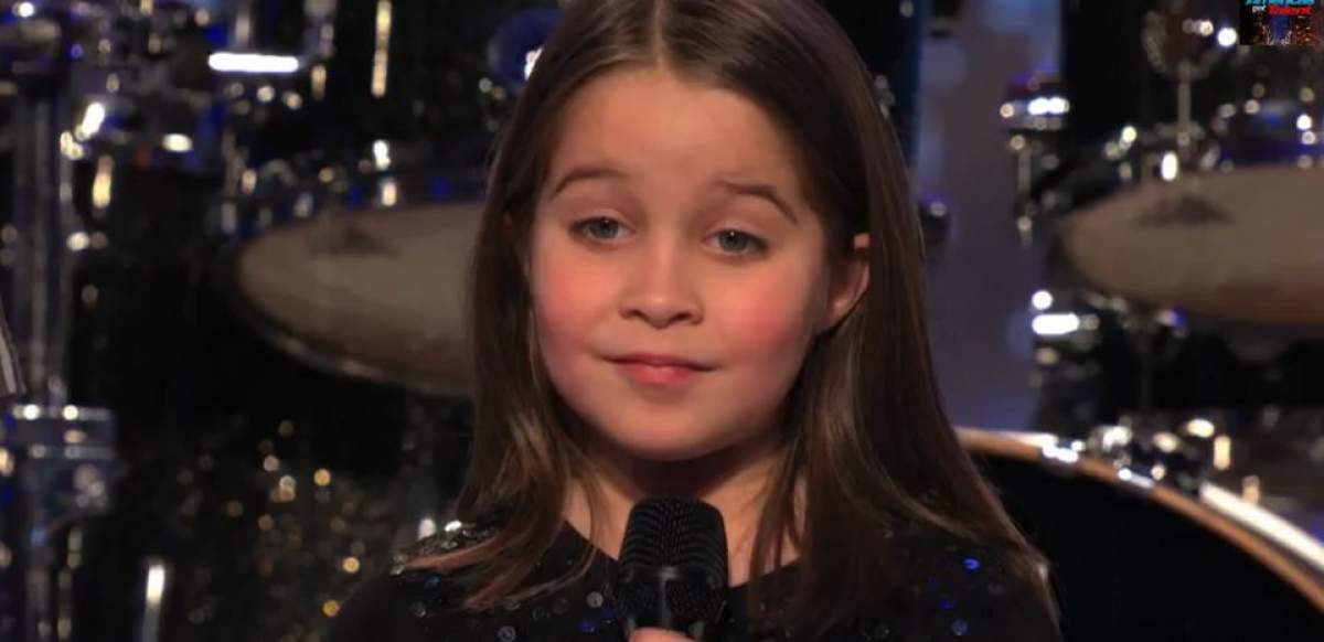 Are doar 6 ani, însă vocea ei a ridicat juriul în picioare / VIDEO
