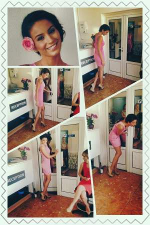 Surpriză de proporţii! Geanina Ilieş, întâmpinată cu petale de trandafir! / FOTO