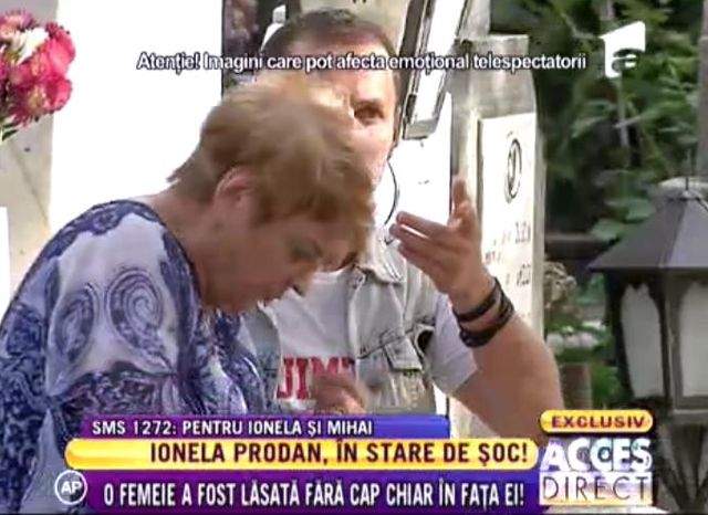 Ionela Prodan, în stare de şoc! Uite ce a păţit cântăreaţa într-un cimitir!