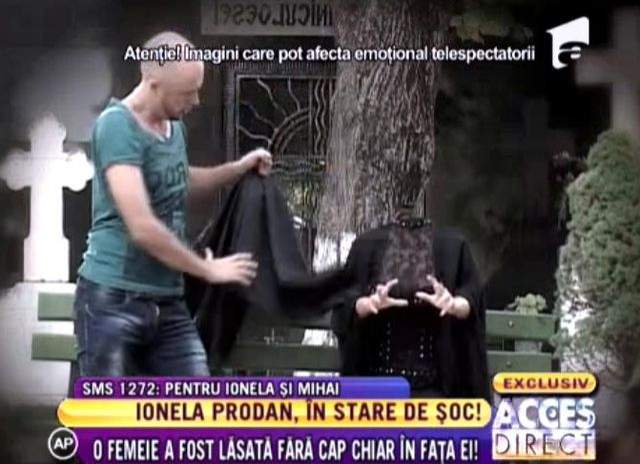 Ionela Prodan, în stare de şoc! Uite ce a păţit cântăreaţa într-un cimitir!