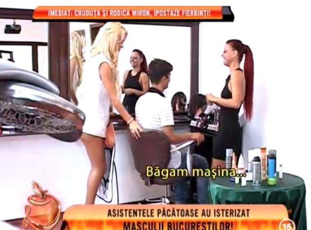 Asistentele "păcătoase" au isterizat masculii Bucureştilor / VIDEO