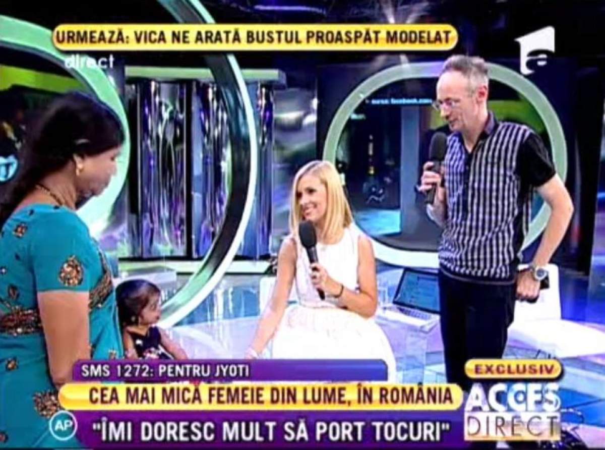 Mihai Albu a creat pantofi pentru "cea mai scundă femeie din lume"!