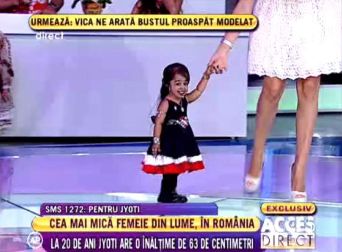 Jyoti Amge are doar 63 cm, însă duce o viaţă perfect normală! Vezi care sunt activităţile zilnice ale micuţei