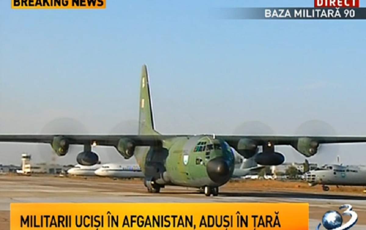 Militarii români morţi în Ahganistan au fost aduşi în ţară!