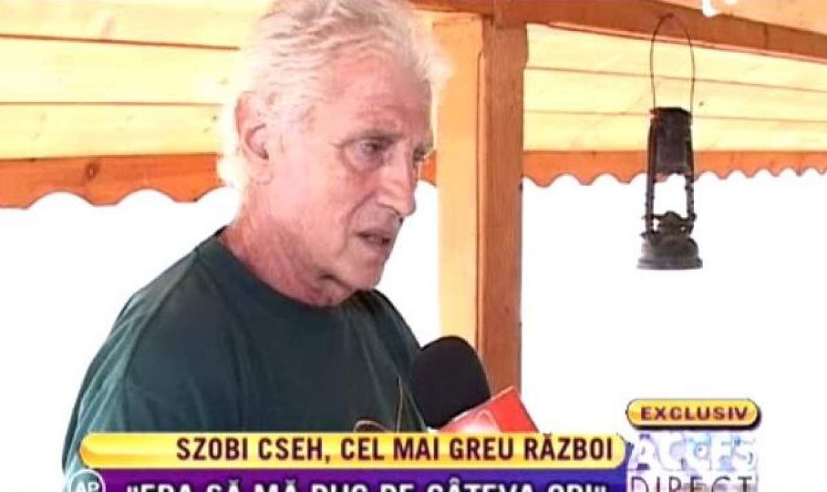 Szobi Cseh: "Era să mă duc de câteva ori" / VIDEO