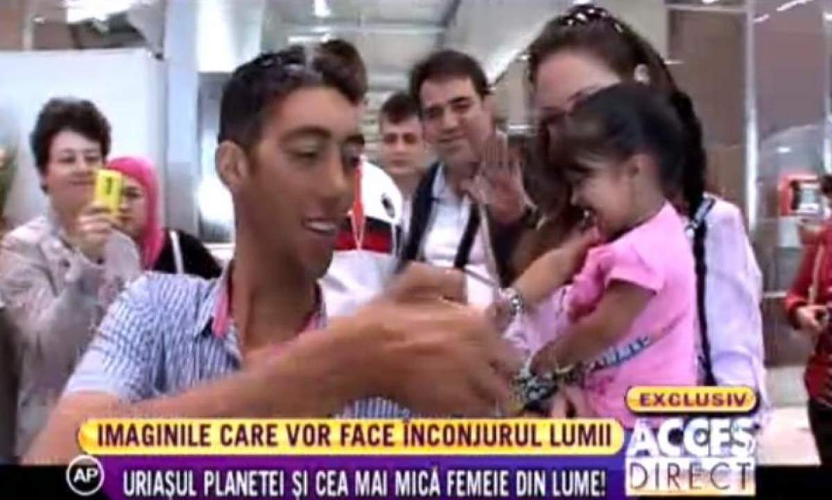 Jyoti Amge şi Sultan Kosen, ultimele clipe în România!