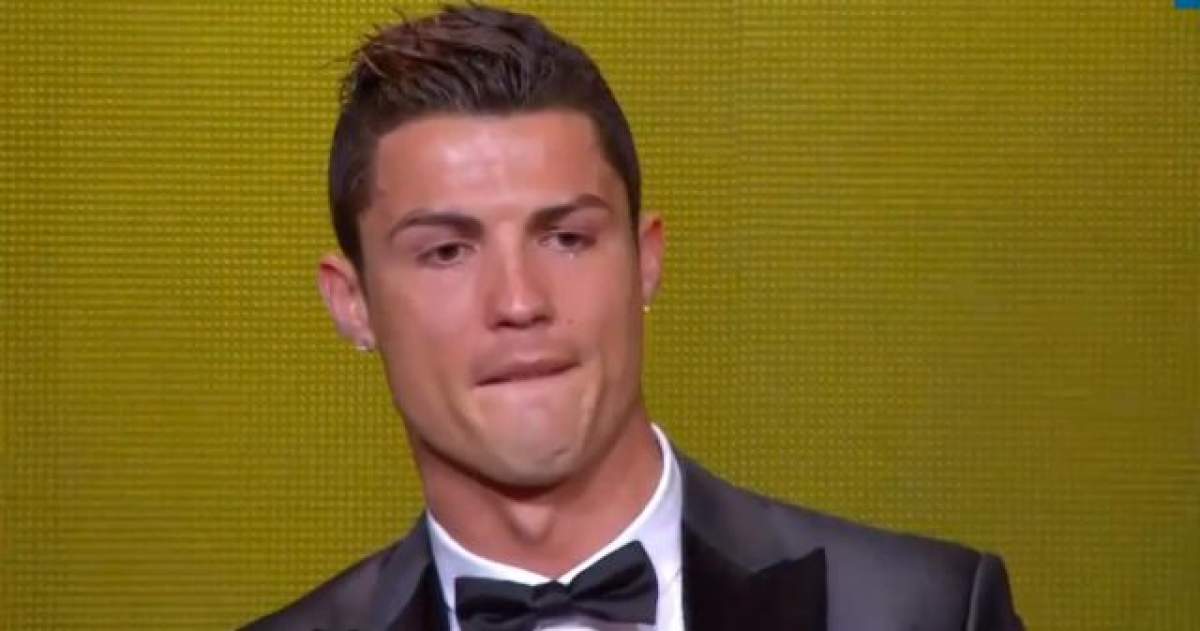 VIDEO Cristiano Ronaldo a câştigat "Balonul de aur"! Vezi momentul care l-a emoţionat până la lacrimi!