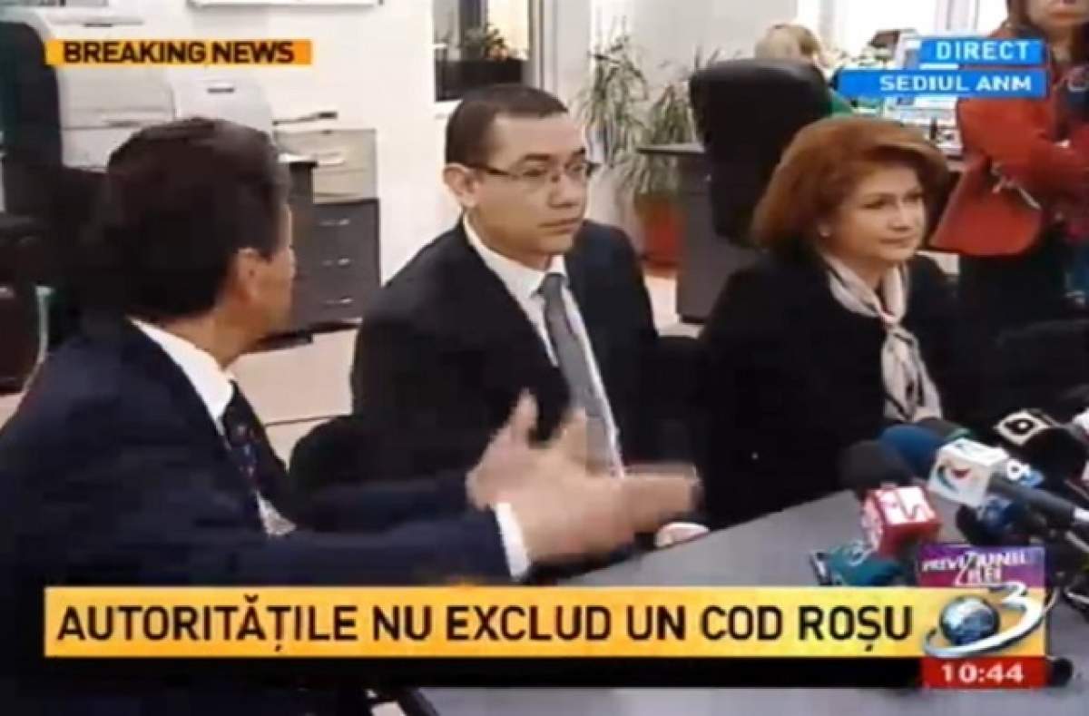 Ponta, şedinţă de urgenţă la ANM! În această după-amiază, condiţii favorabile pentru declararea codului roşu!