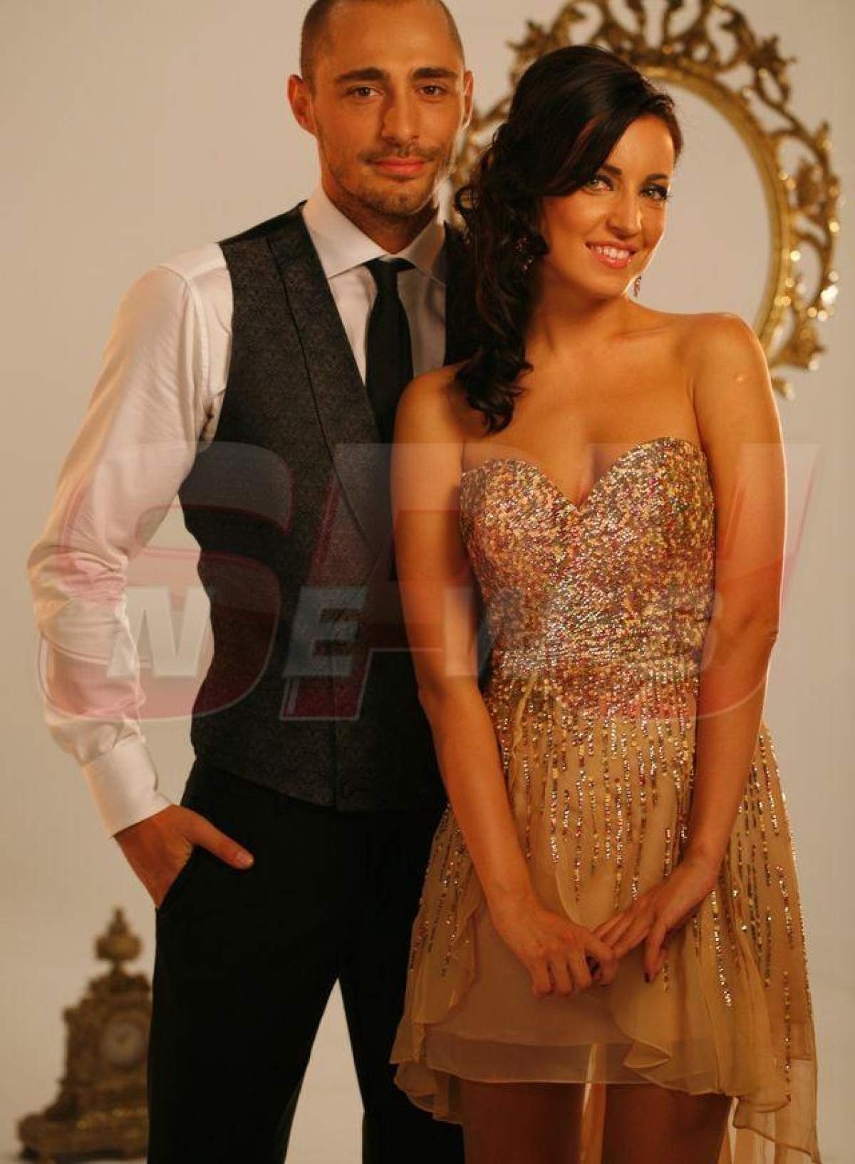 Vladimir Drăghia, părăsit de parteneră, după ce a sărutat-o la TV