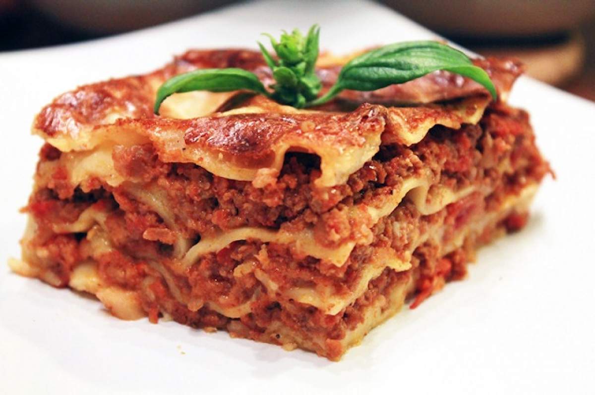 REŢETA ZILEI - MARŢI: Lasagna regală