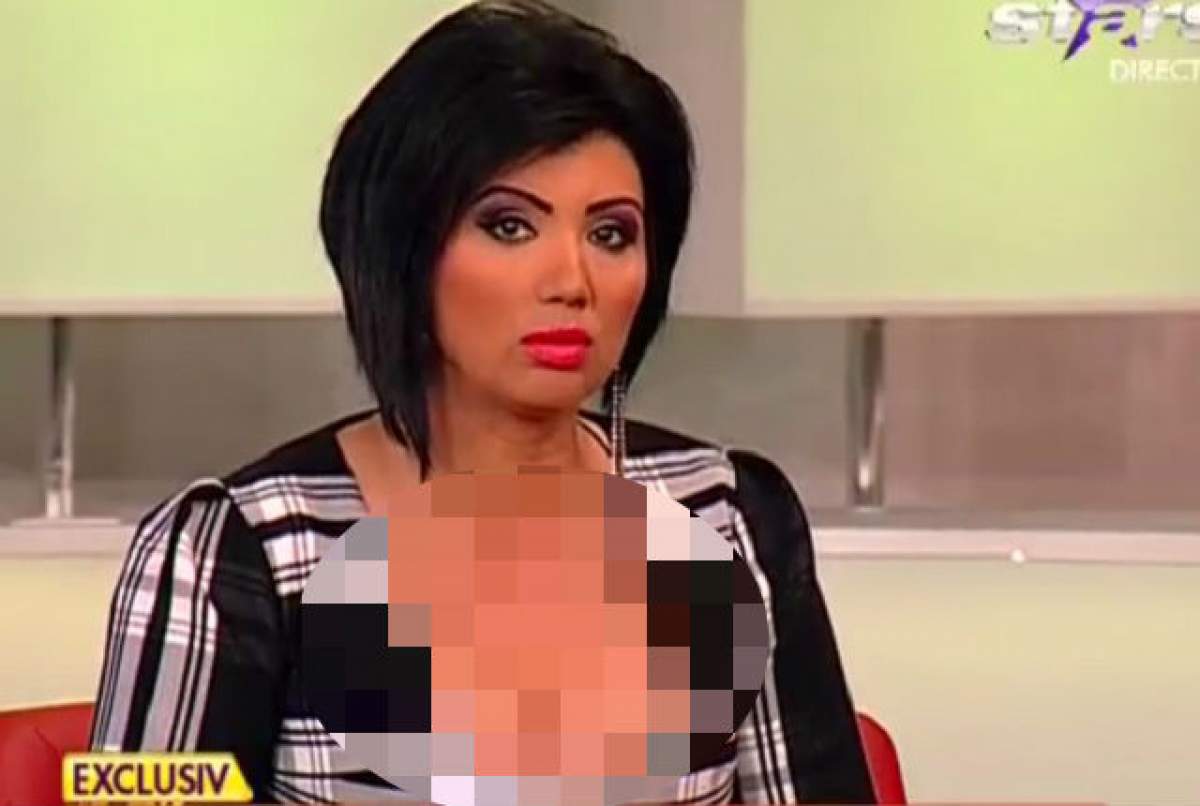 Abia-i stau sânii în sutien! Adriana Bahmuţeanu a apărut la TV cu o rochie mult prea strâmtă pentru bustul ei