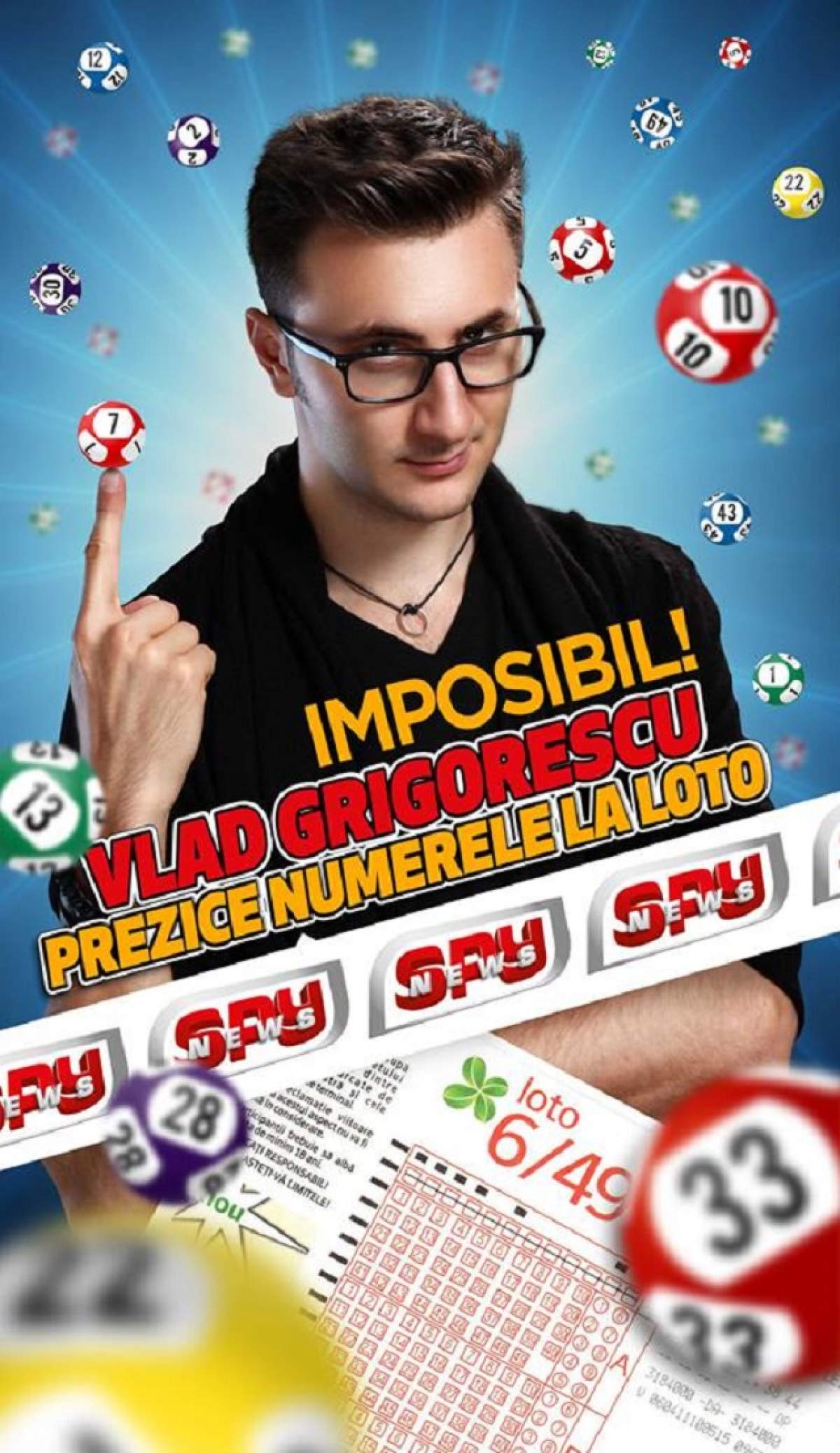 LOTO 6/49! A ghicit mentalistul Vlad Grigorescu numerele norocoase?