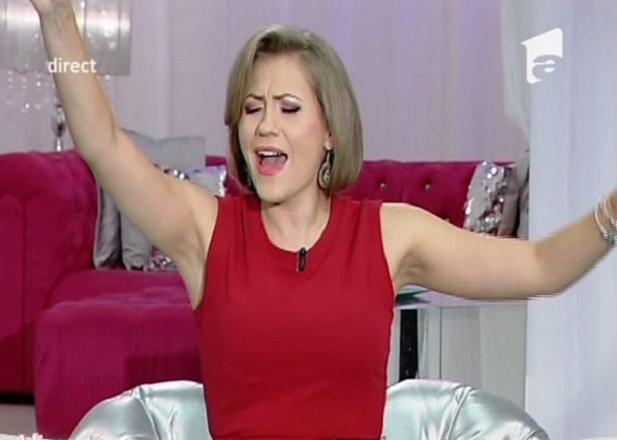 VIDEO / Mirela Vaida Boureanu a cântat manele în direct! Priveşte-o pe îndrăgita prezentatoare TV cum face super show