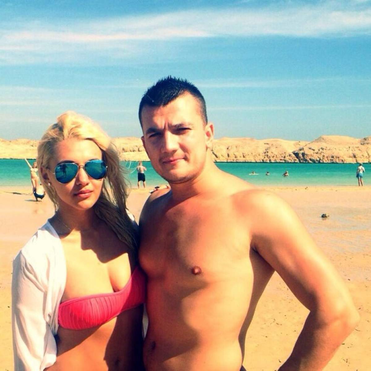 Gabi Aur, fostul concurent de la "Burlăciţa", SURPRINS în ipostaze intime cu iubita! Fotografii inedite din vacanţa în Egipt