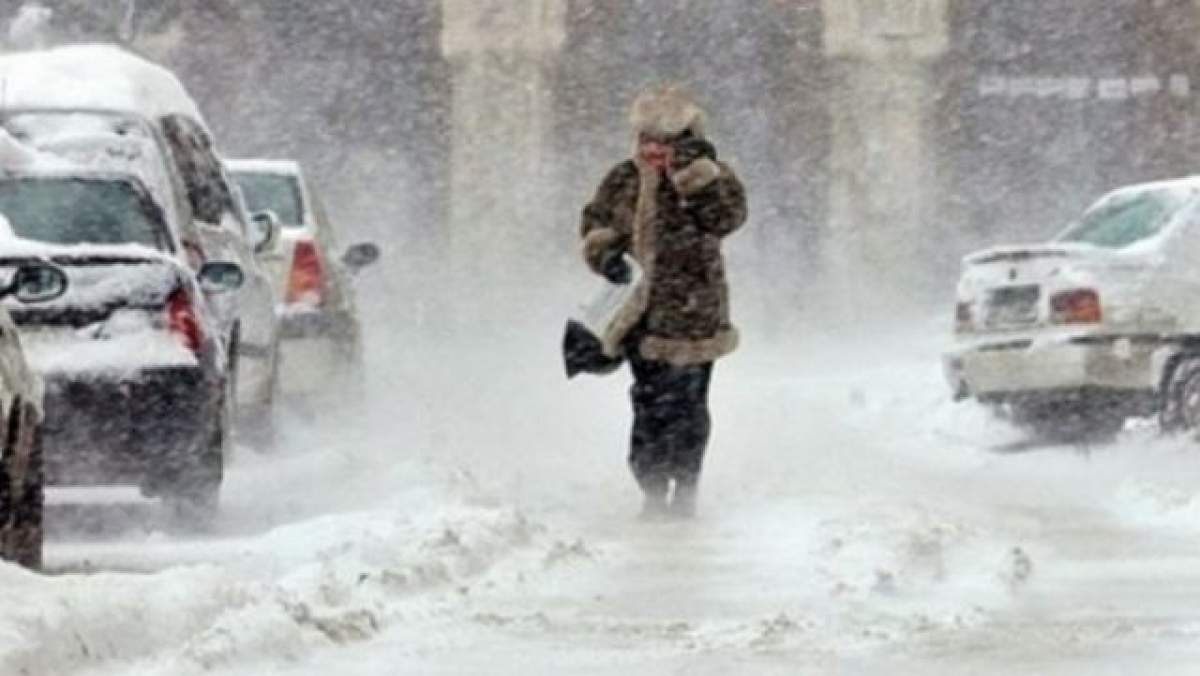 COD GALBEN  de ninsori! Meteorologii îi avertizează pe români! Iată zonele afectate de zăpezi, ploi şi vânt puternic