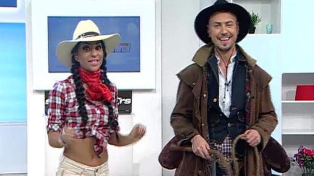 În platoul matinalilor, mai ceva ca-n vestul sălbatic! Raru şi Nasrin fac senzaţie de la prima oră a dimineţii