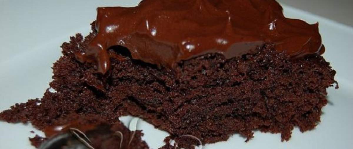 REŢETA ZILEI - SÂMBĂTĂ / Prăjitură cu ciocolată de post, gata în 10 minute