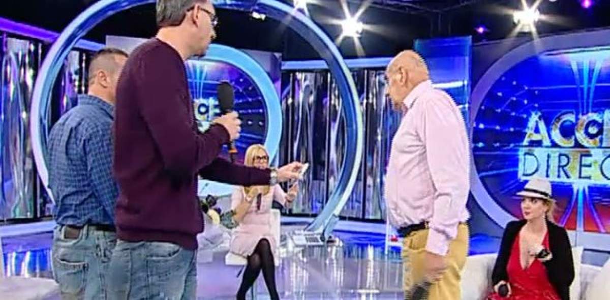 VIDEO / Scandalul dintre Viorel Lis şi amantul Oanei a atins cote maxime! Fostul primar şi-a ieşit din minţi în direct şi a sărit la bătaie