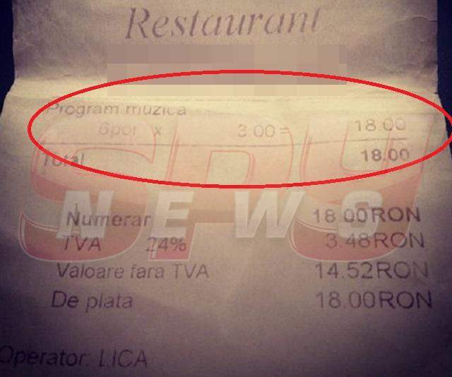 Numai în România se poate întâmpla aşa ceva! Clienţii unui restaurant s-au crucit când au văzut bonul fiscal! Au plătit şase porţii de...