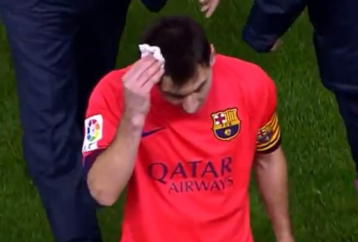VIDEO / Incident neplăcut la meciul Barcelona-Valencia! Messi a fost lovit în cap de un suporter