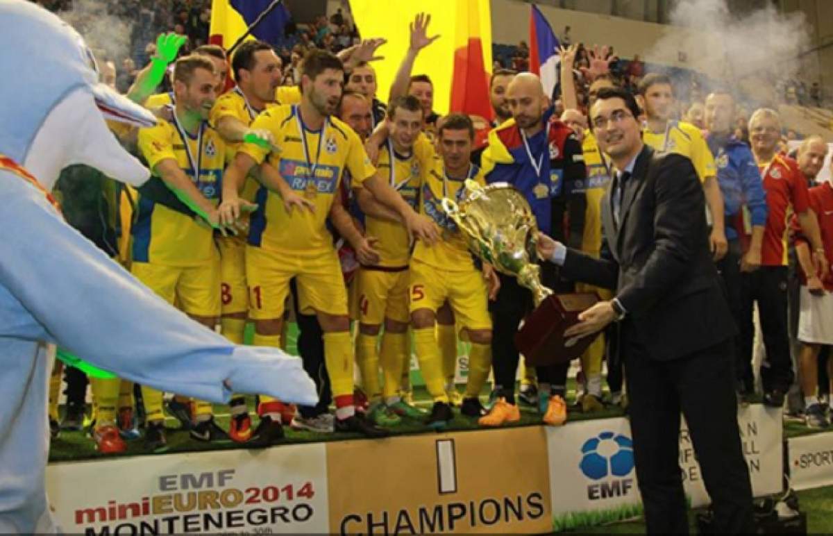 Suntem pe primul loc! Echipa României de minifotbal a câştigat Campionatul European