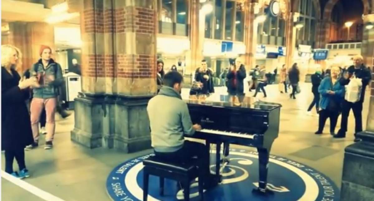 VIDEO / Ne-a făcut mândri că suntem români! Gestul impresionant făcut de un bărbat într-o gară din Amsterdam