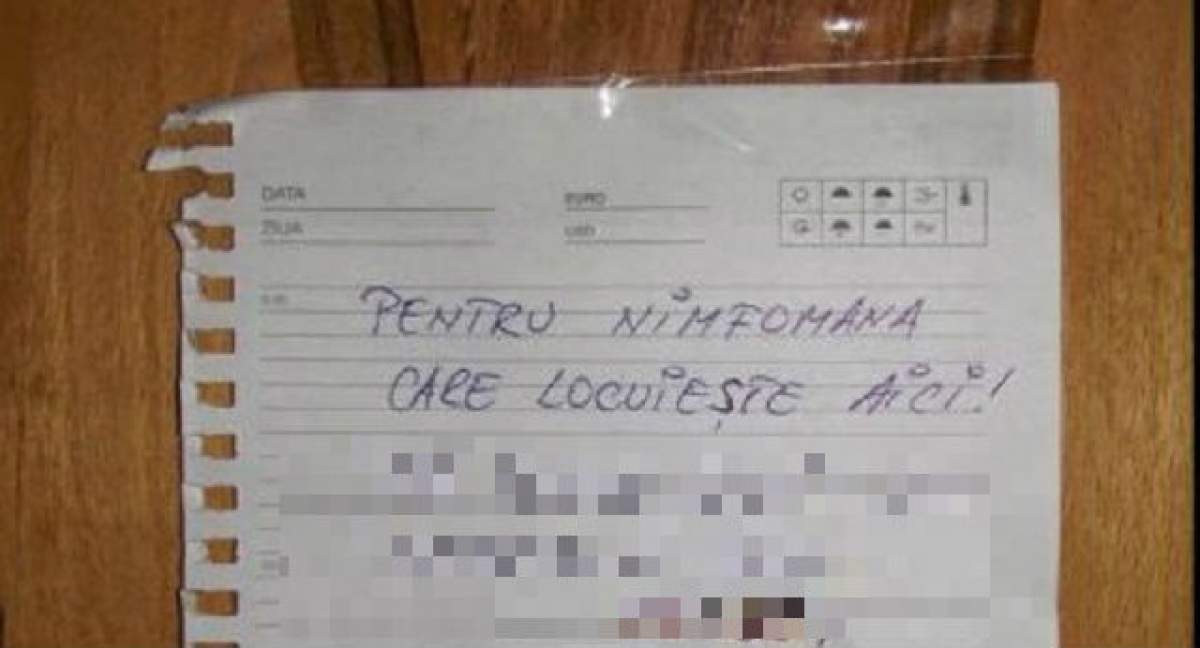 Locatarii unui bloc, terorizaţi de gemetele unei vecine! Ce mesaj i-au lipit femeii pe uşă