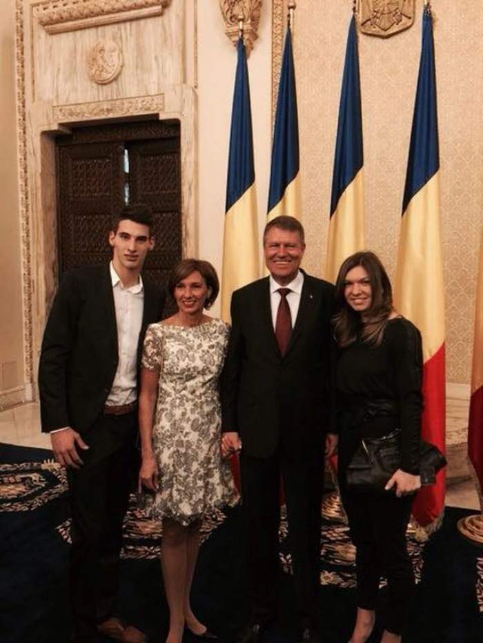 Prima imagine cu Simona Halep şi preşedintele Klaus Iohannis