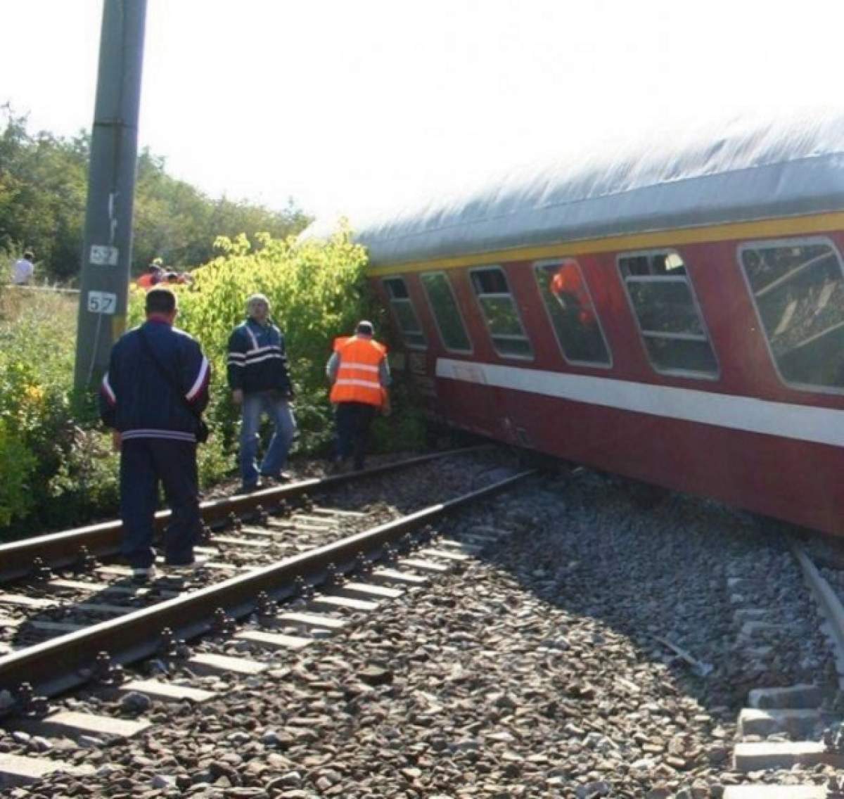 Marfar, deraiat la Ploieşti! Trenurile de călători au întârzieri mari